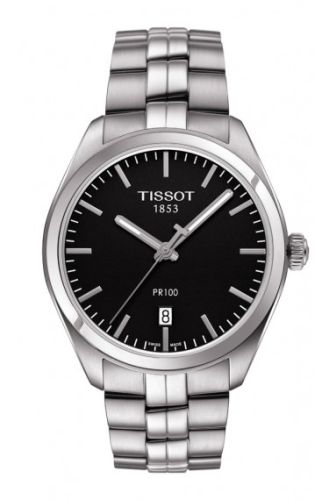 Tissot PR 100 Quartz 39 Stainless Steel / Black / Bracelet